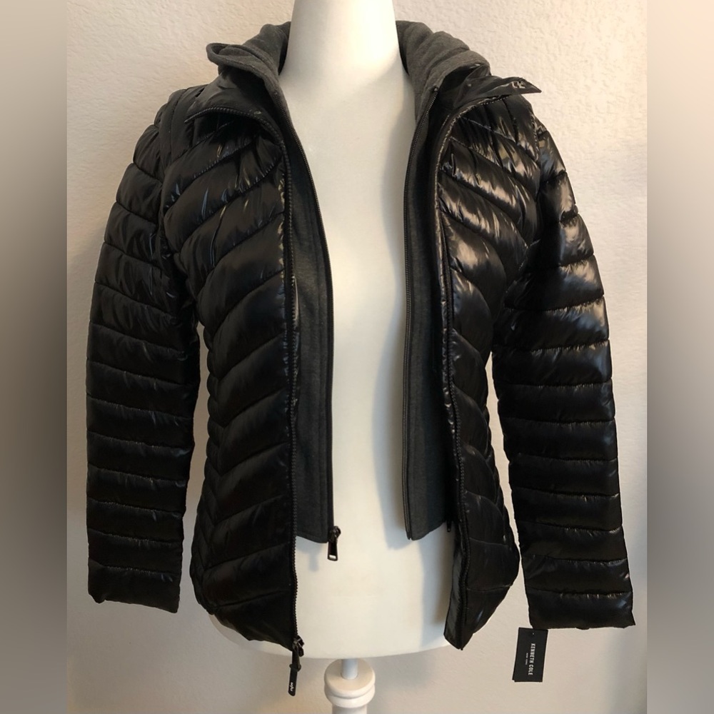 NWT Kenneth Cole XS Packable Puffer Jacket/Coat